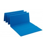 Dvouvrstvá PE podložka skládaná, 180 x 51 x 0,7 cm, modrá