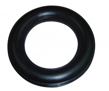 Gumový kruh, průměr 30 cm, 5 kg, černý