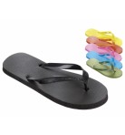 Barevné žabky, 24 párů, mix velikostí, mix 6-ti barev