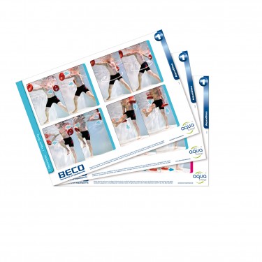 Karty AquaDisc, instruktážní karty na 24 cvičení