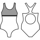 Dámské sportovníjednodílné plavky,36-46