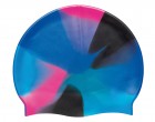 Silikonová plavecká čepice modrá + barevná